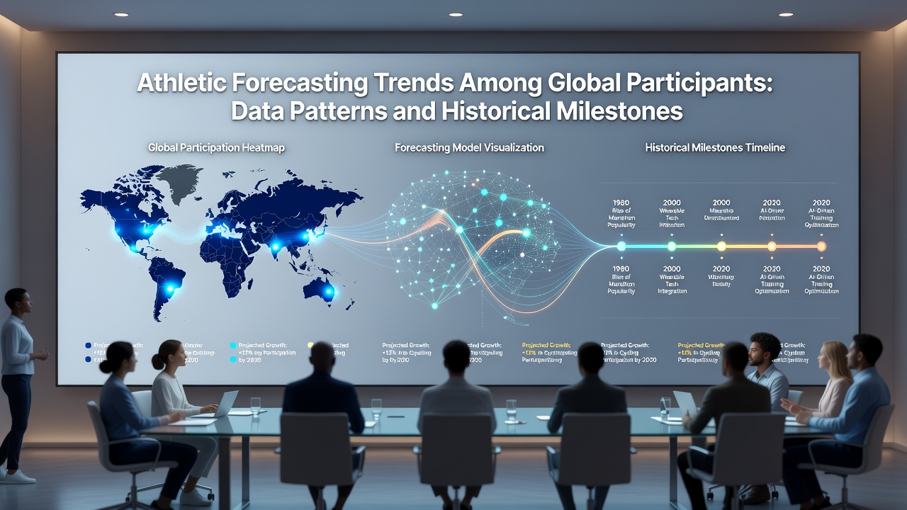 Historical milestones timeline in athletic forecasting and data analysis
